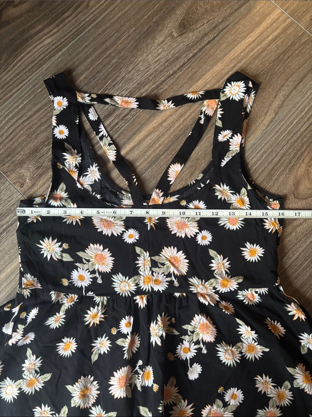 Cotton On Black + Floral Sundress Small - Picture 6 of 6